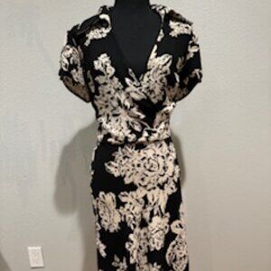 SL FASHION WOMEN'S FLORAL PRINTED DRESS